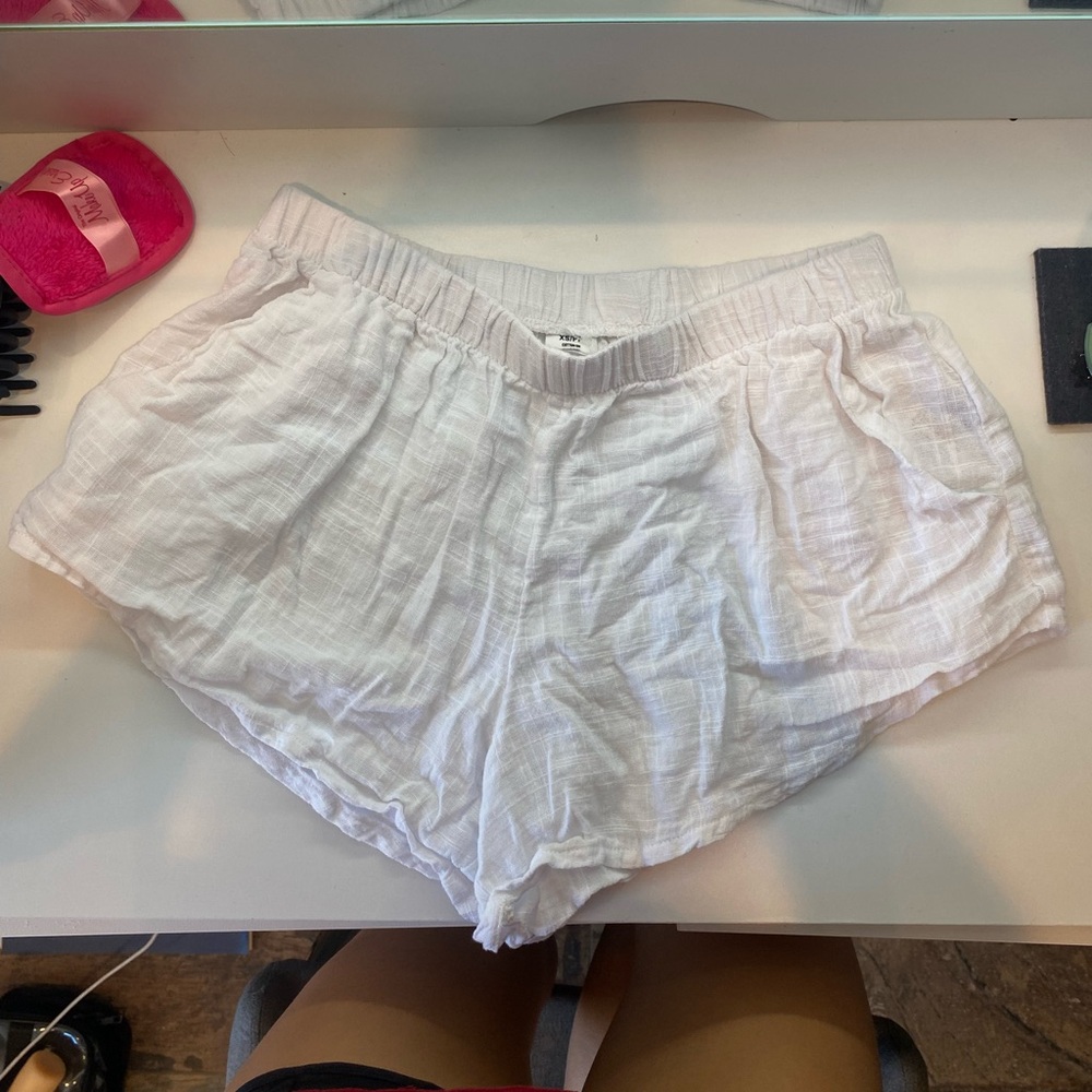 Cotton on linen shorts